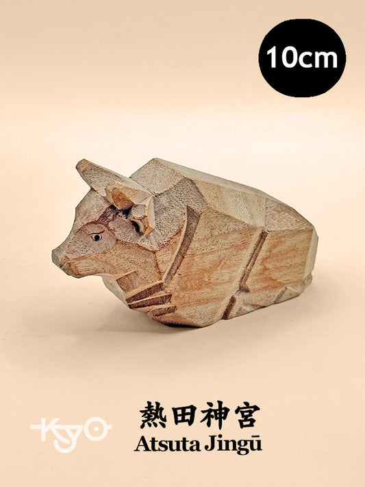 FT270 - Wood Carving Zodiac Ox Atsuta Jingū 熱田神宮