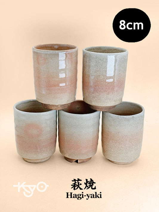 TB270 - Hagi-yaki Tea Cup set by Tenpōzan 萩焼