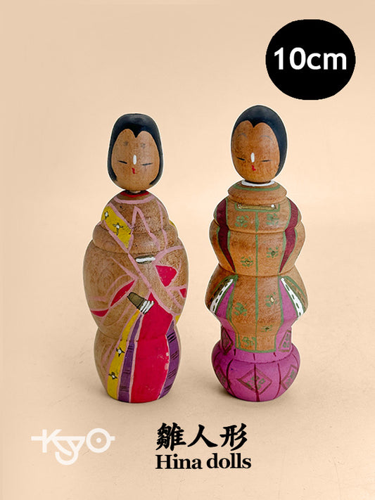 K10217 - Kokeshi set of Hina Dolls 雛人形