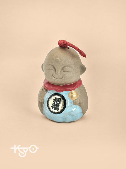 CB023 - Clay bell ornament Dorei Jizō Bodhisattva 地蔵