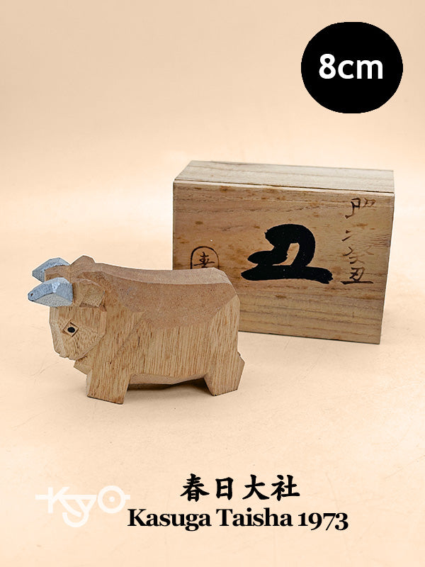 FT485 - Woodcarving cow from Kasuga Taisha 春日大社 1973