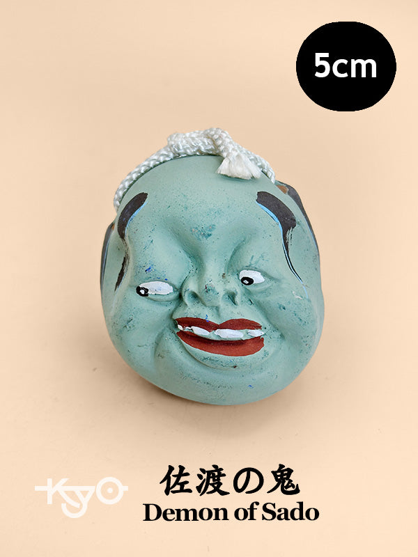 CB123 - Sado no Oni - Demon Dorei Clay Bell – 佐渡の鬼 土鈴