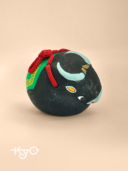 CB017 - Clay bell ornament Dorei Cow