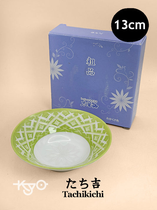 TB295 - Kiyomizu-yaki plate by Tachikichi たち吉