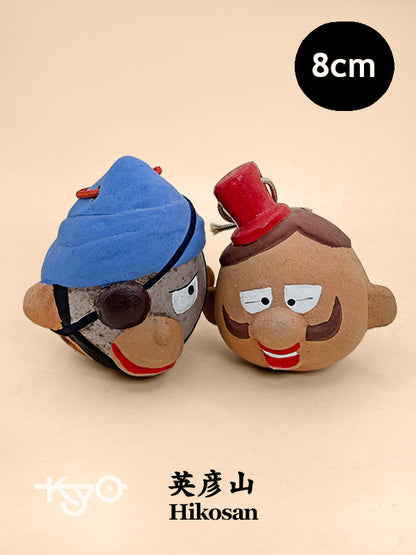 CB279 - Dorei clay bell from Hikosan 英彦山