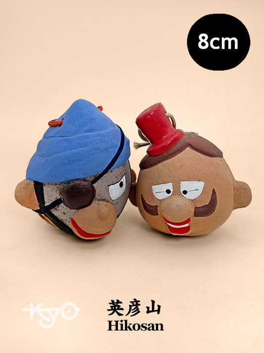 CB279 - Dorei clay bell from Hikosan 英彦山