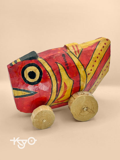 FT43 - Large size 'Tai Guruma' Wooden Car by Kagoshima Shrine