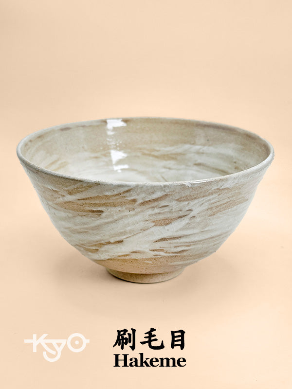 TC49 - Chawan Matcha Bowl of Hakeme style 刷毛目