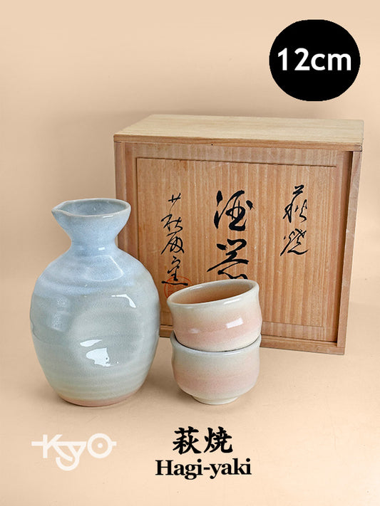 TB268 - Hagi-yaki Tokkuri and cups set 萩焼