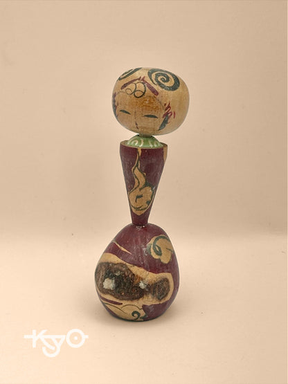 Poupée kokeshi japonaise vintage