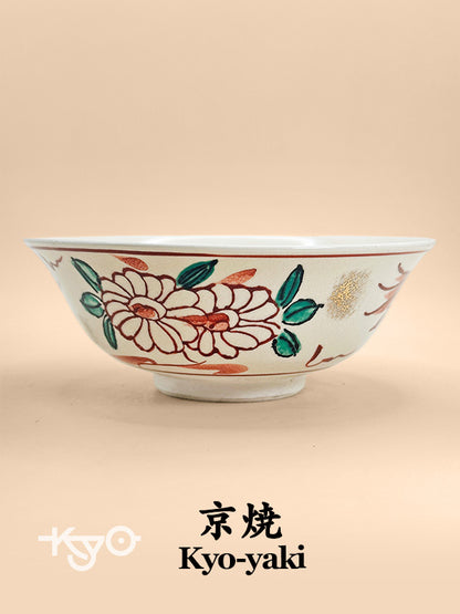 TC38 - Kyo-yaki Matcha Bowl by Ryūzan 隆山 京焼