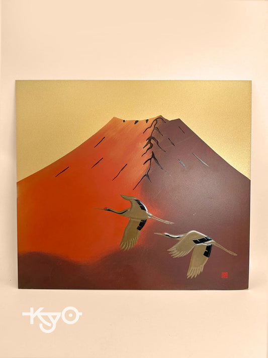 Shikishi métallisé rouge Fuji Impression rigide