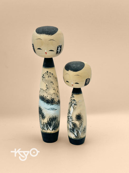 K15038 - Onsen souvenir kokeshi doll Japan