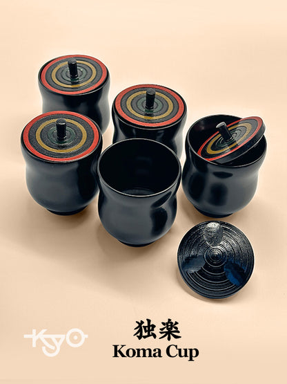 TB99 - Tea Cup Set with Spinning Top 独楽