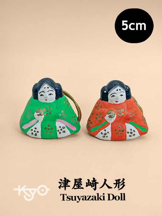 CB126 - Tsuyazaki Dorei Clay Bells – Hina Doll 津屋崎人形