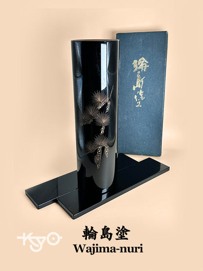 TB113 - Wajima-nuri Lacquer Vase 輪島塗