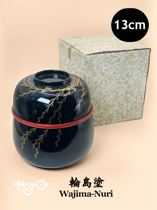 TB251 - Cuenco lacado Wajima-nuri con tapa 輪島塗