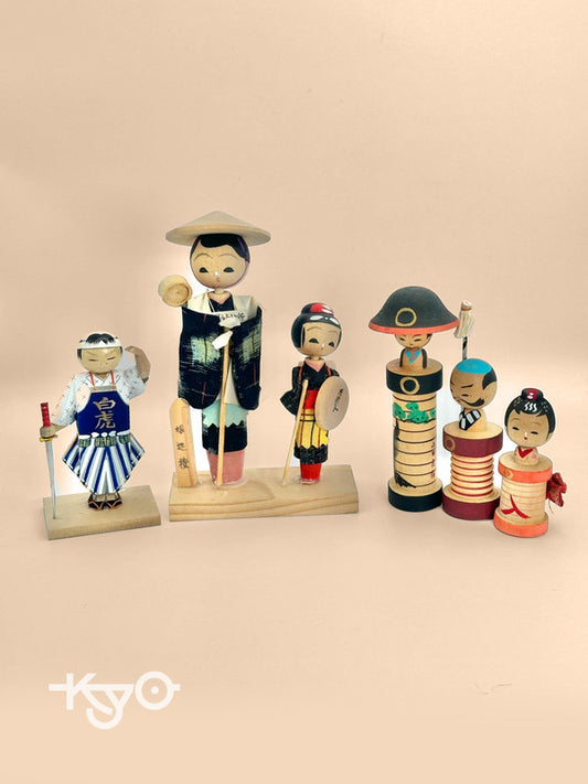 FT44 - Omiyage vintage Japanese kokeshi doll