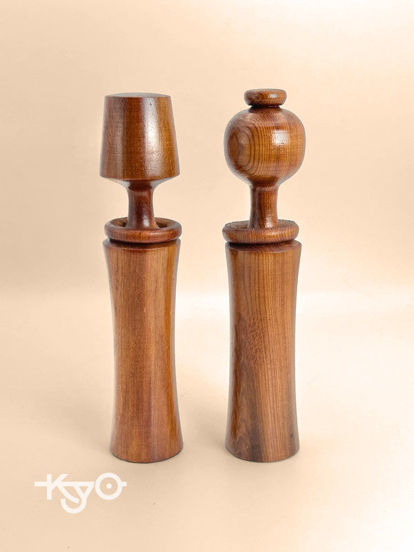Yakusugi vintage comme des poupées kokeshi