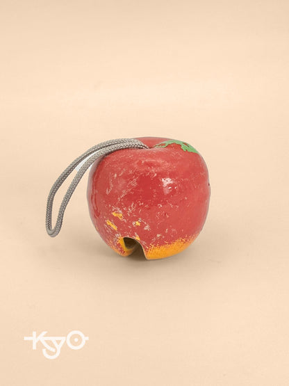 CB027 - Apple-Shaped Clay bell ornament Dorei