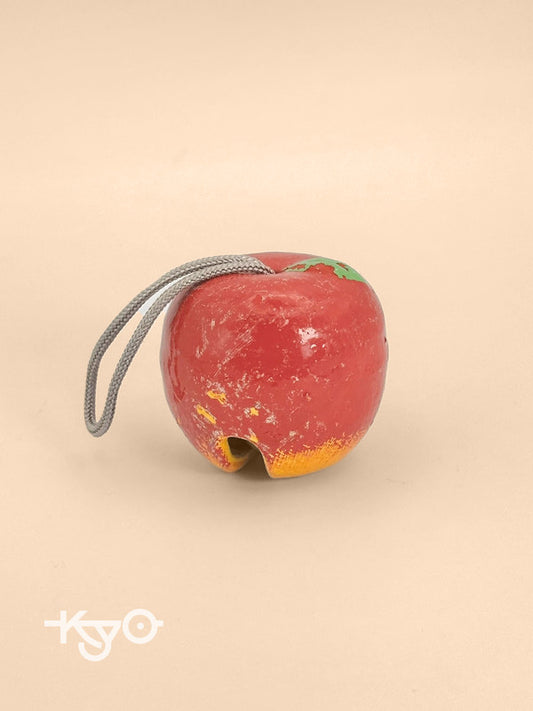 CB027 - Apple-Shaped Clay bell ornament Dorei