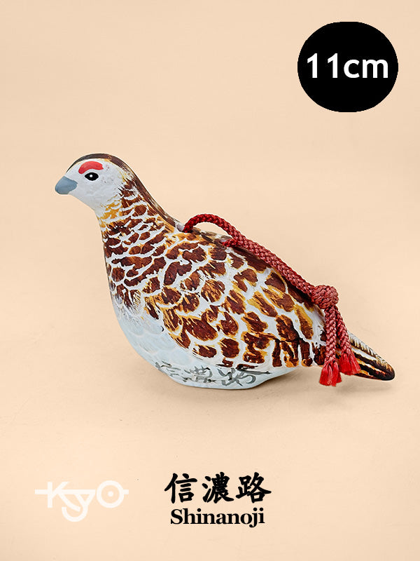 CB208 - Raichō Dorei Clay Bell from Shinanoji 信濃路