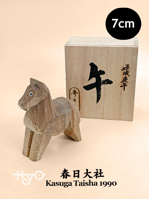 FT449 - Figurine de bois sculptée du Kasuga Taisha 春日大社