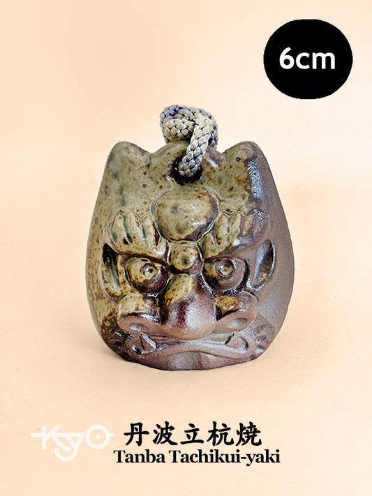CB171 - Tanba Tachikui-yaki Dorei Clay Bell 丹波立杭焼