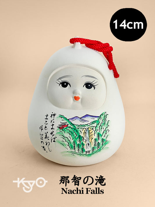 CB189 - Hakata Doll Dorei Clay Bell of  Nachi Falls 那智