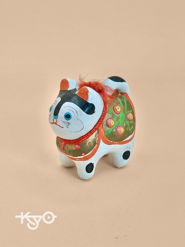 Jouet folklorique japonais - Poupée de haricots vintage