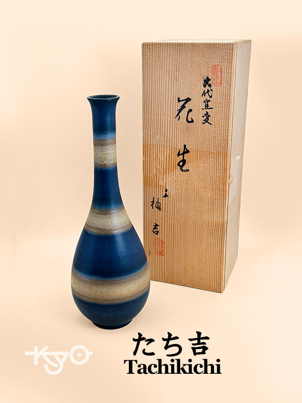 TB107 - Tachikichi Vase Kiyomizu-yaki 清水焼