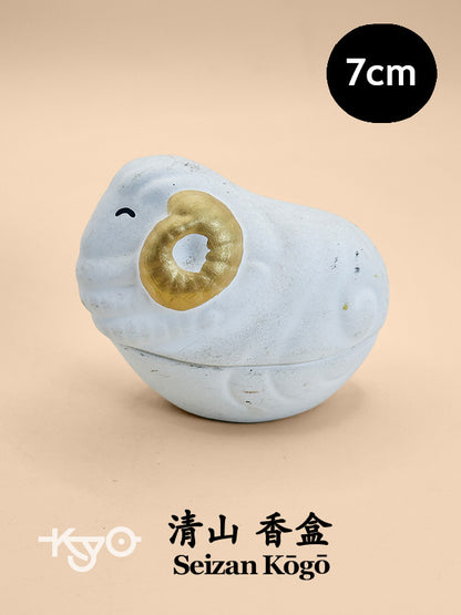 TB159 - Kōgō 香盒 vintage con forma de oveja