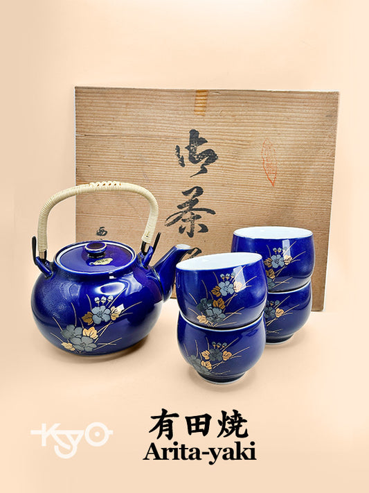 TB132 - Arita-yaki Teapot Set by Seitō 西陶 – 有田焼