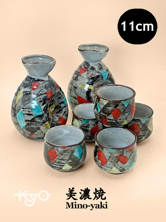 TB231 - Juego de sake Mino-yaki de Aitō 美濃焼